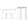 Угол для лотка вертикальный шарнирный 50x200мм EKF vlt50200